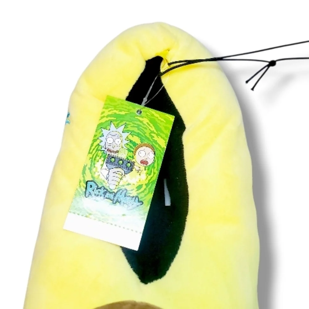 NEW Rick And Morty Slippers Adult Swim 3D Plush 9 10 NWT “Wubba Lubba Dub Dub!”